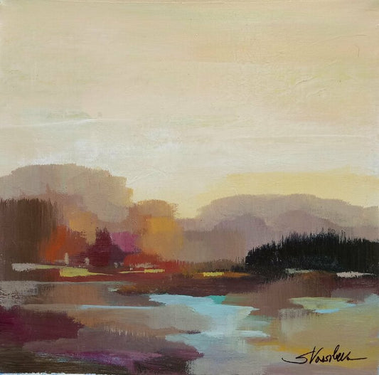 Maroon Landscape by Silvia Vassileva