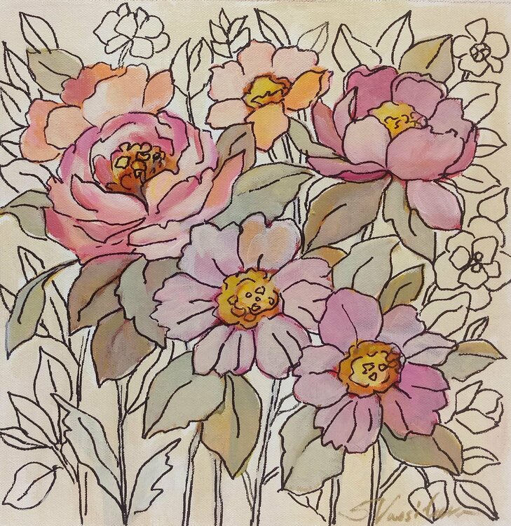 Flower lace I by Silvia Vassileva