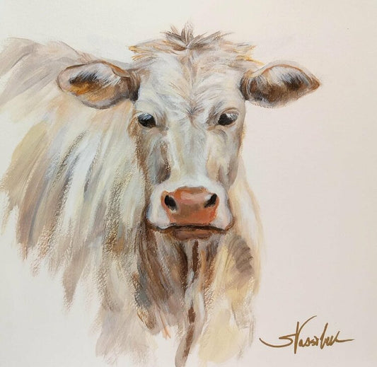 White Cow by Silvia Vassileva