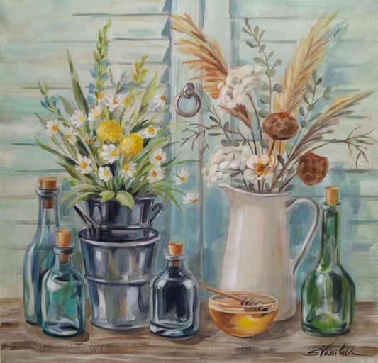 Cottage Windowsill by Silvia Vassileva