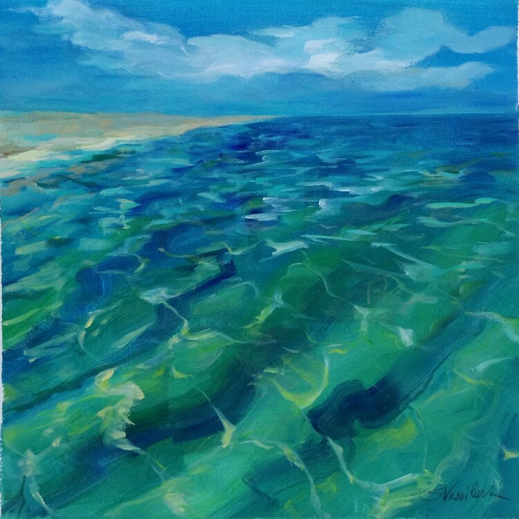 Summer Sea Reflections by Silvia Vassileva