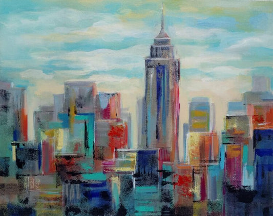 Colorful Day in Manhattan by Silvia Vassileva