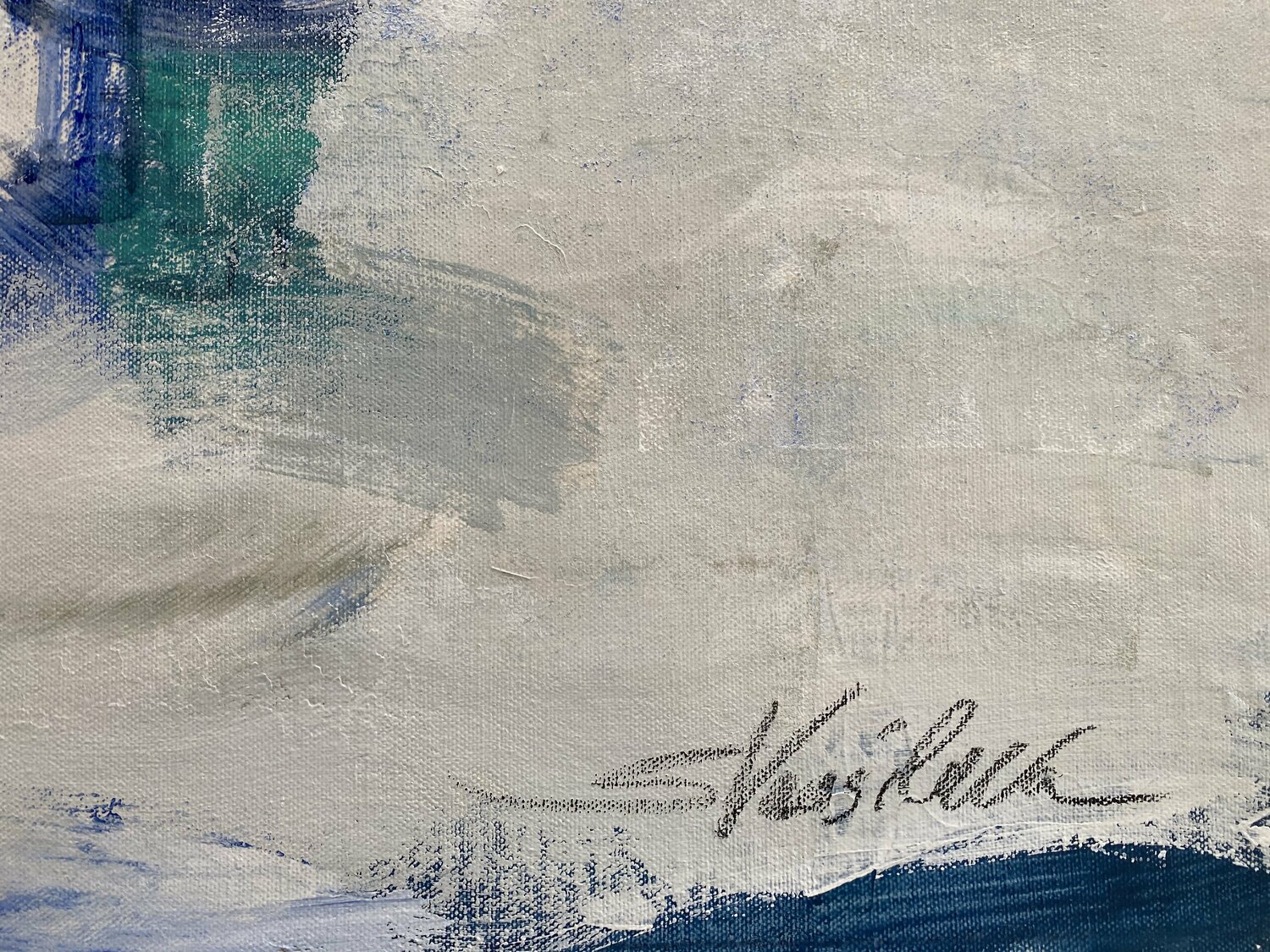 White and Blue - Detail 2