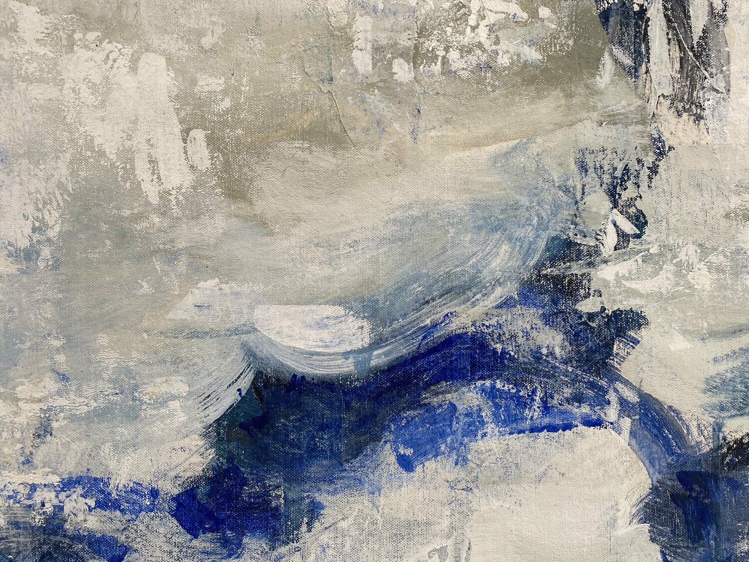 White and Blue - Detail 1