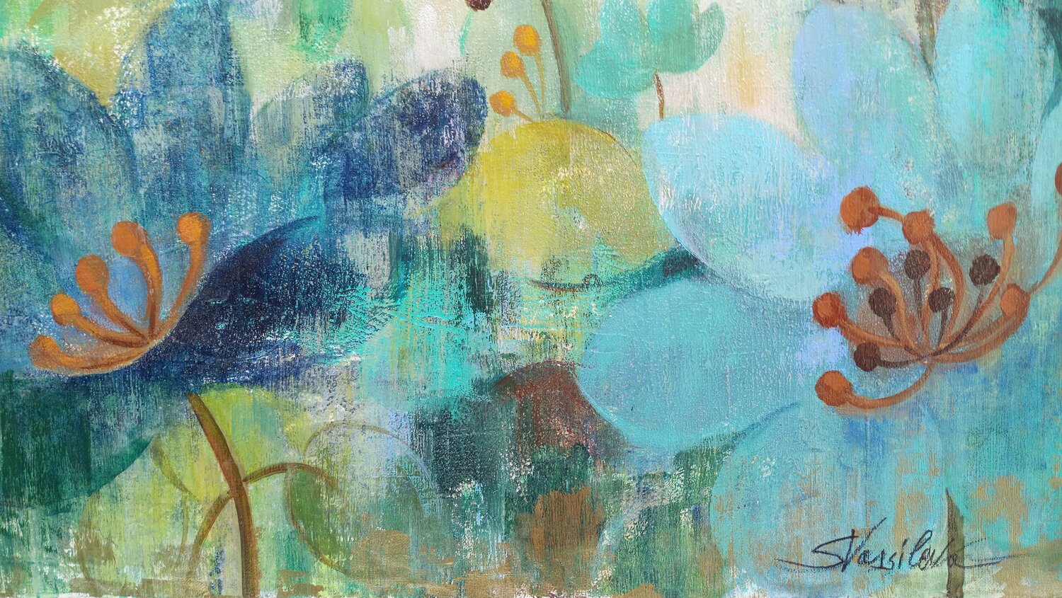 Peacock Garden - Detail 3