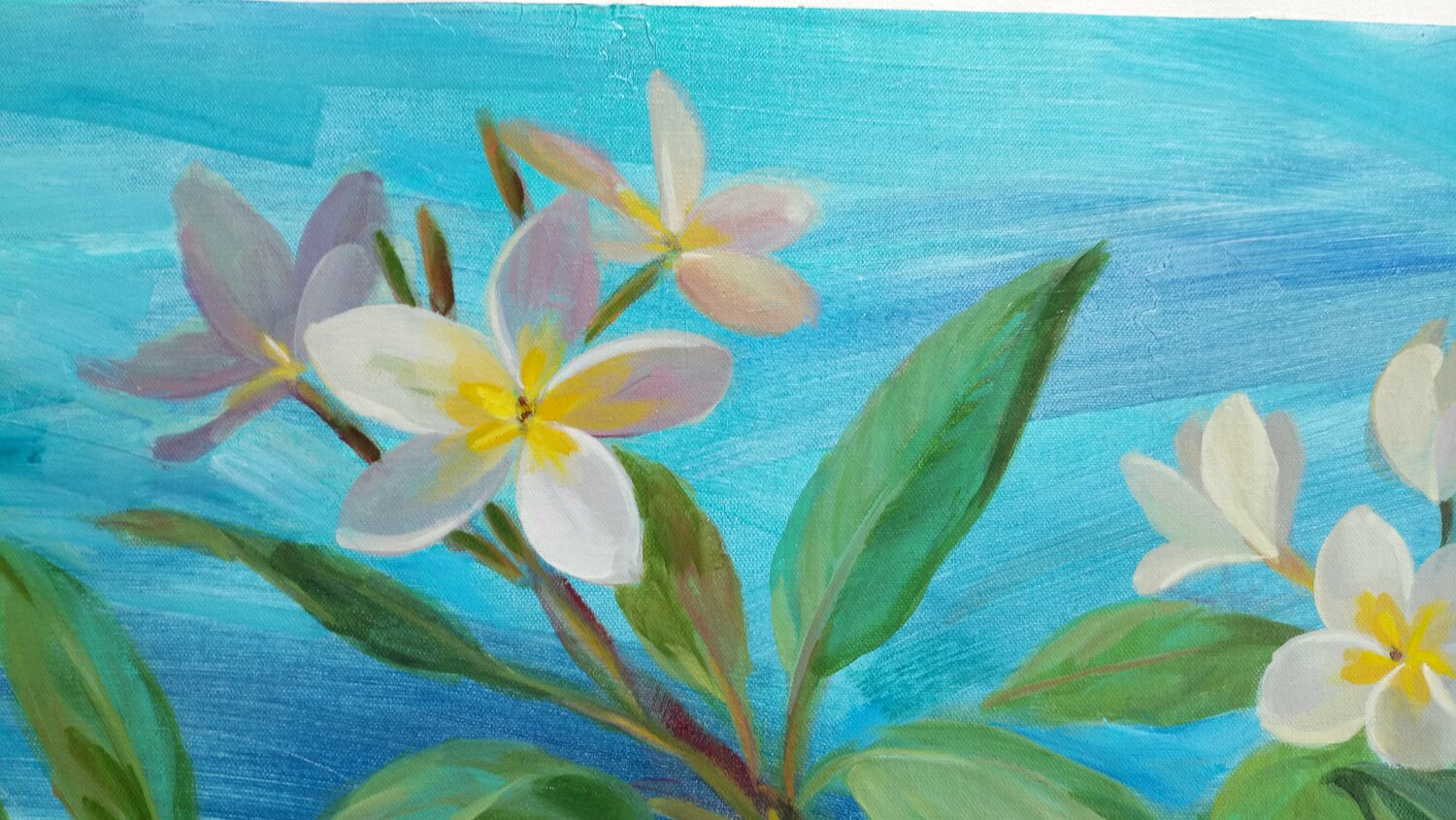 Oceanside Plumeria - Detail 3
