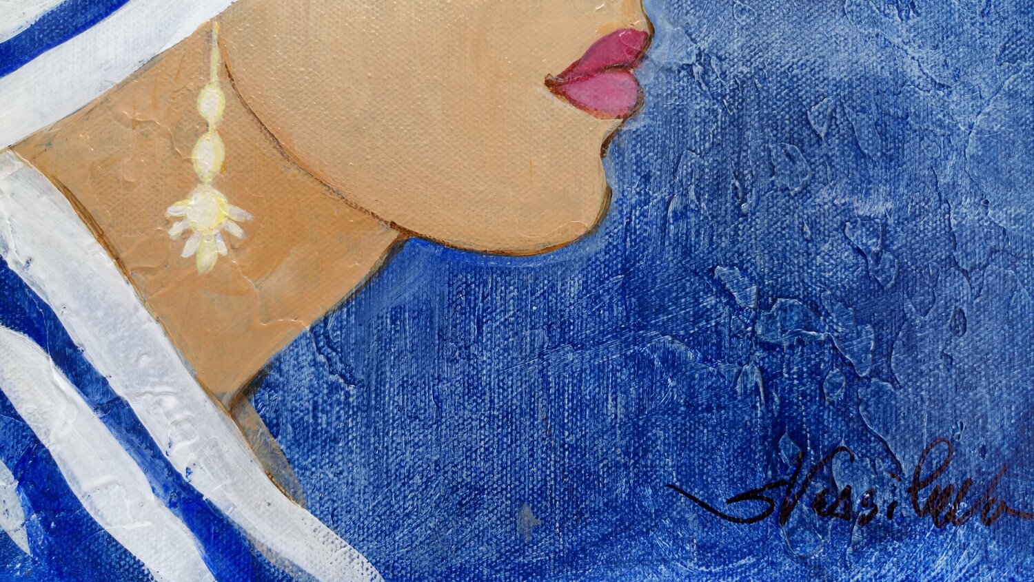 Lady with Hat I - Detail 1