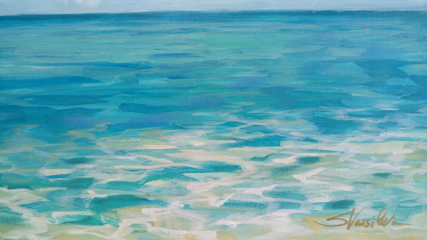 Caribbean Sea reflections - Detail 1