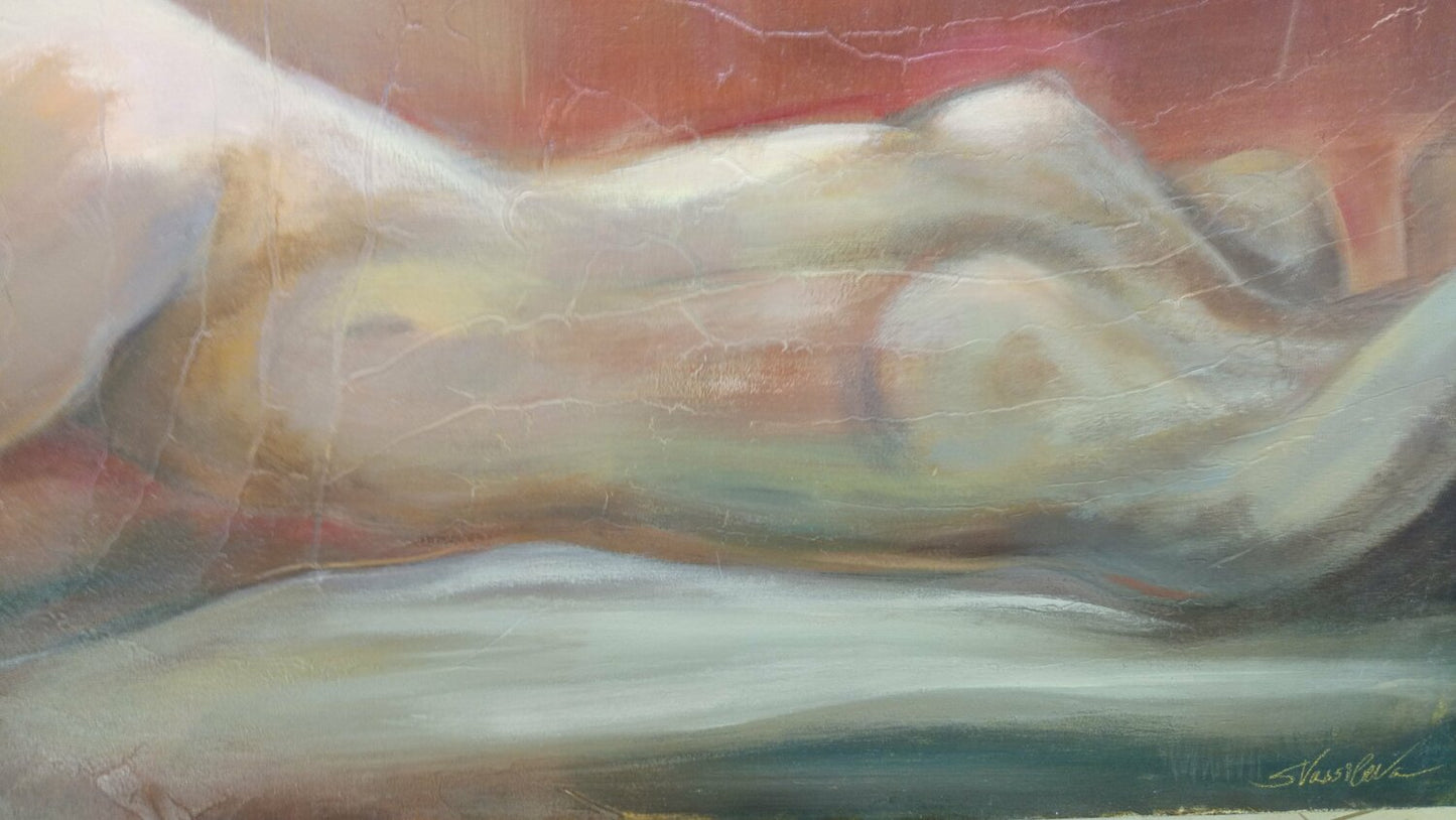Nude on Red - Detail 1