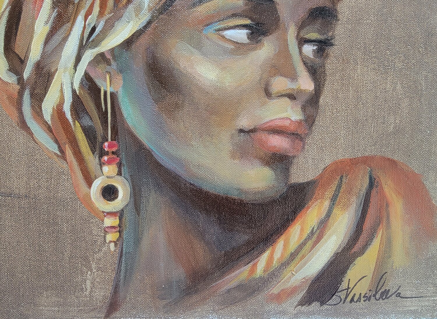 African Beauty I - Detail 2