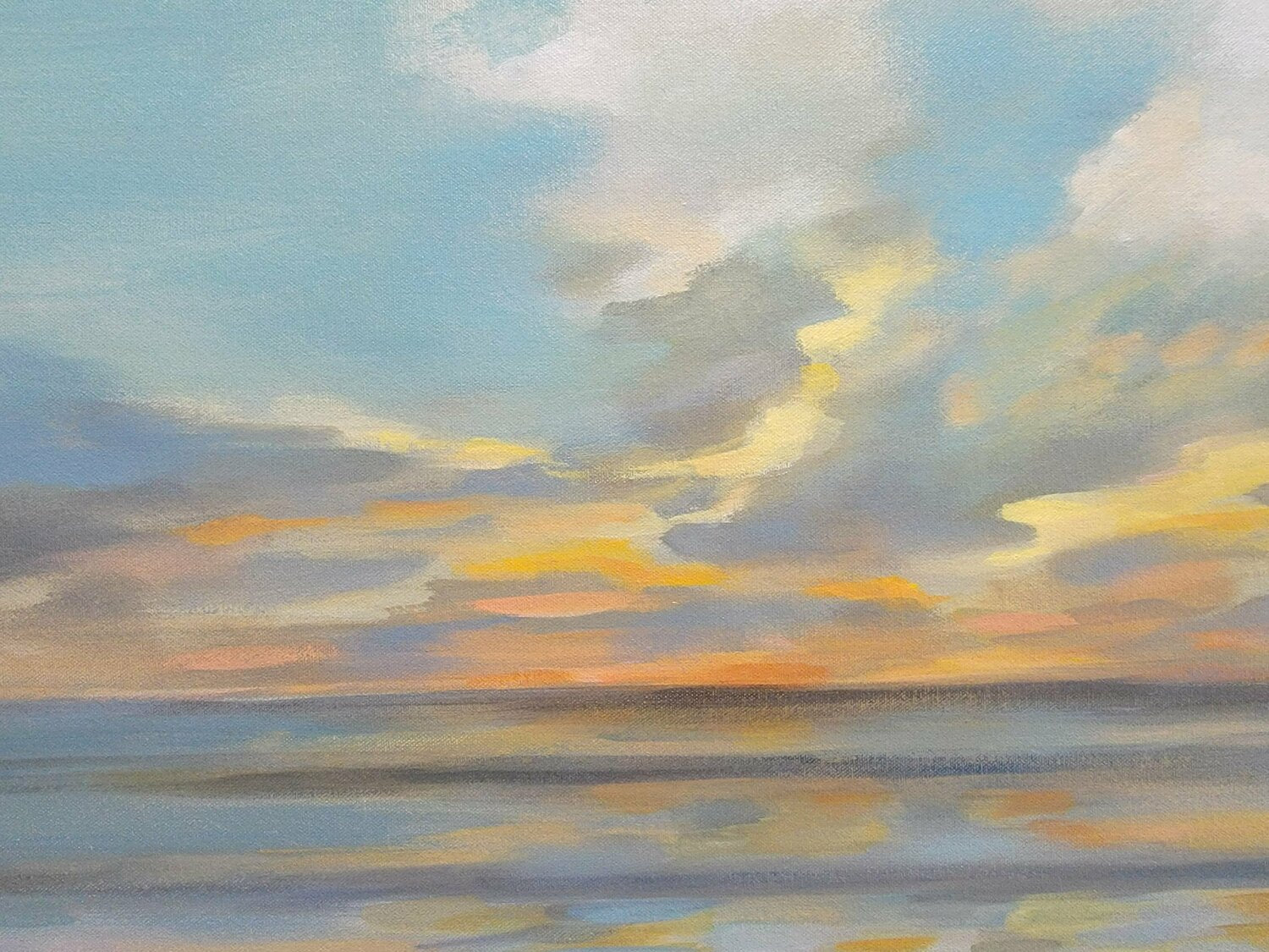 Rhythmic Sunset Waves - Detail 2