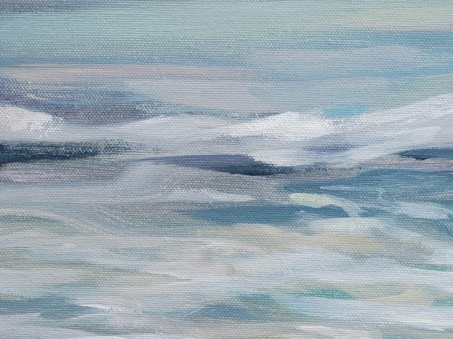 Teal Sea Waves - Detail 1