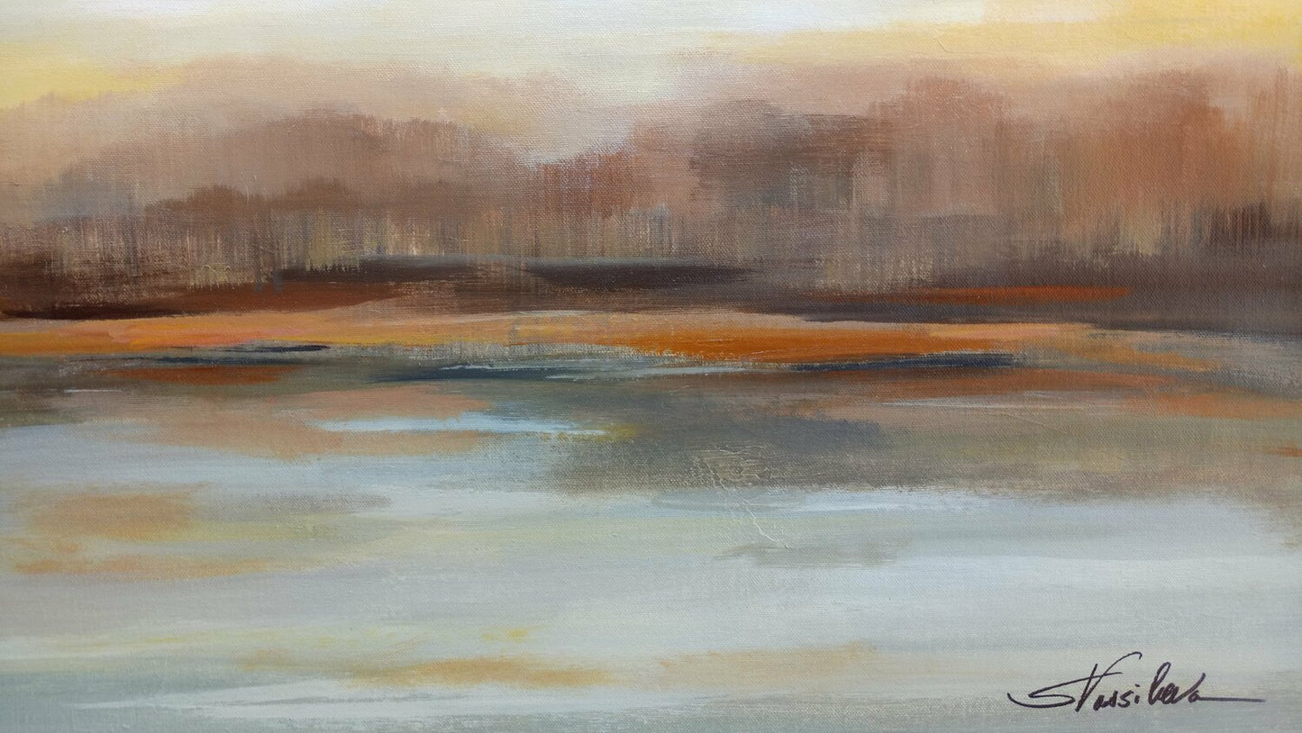 Fall Lake Sunset - Detail 1