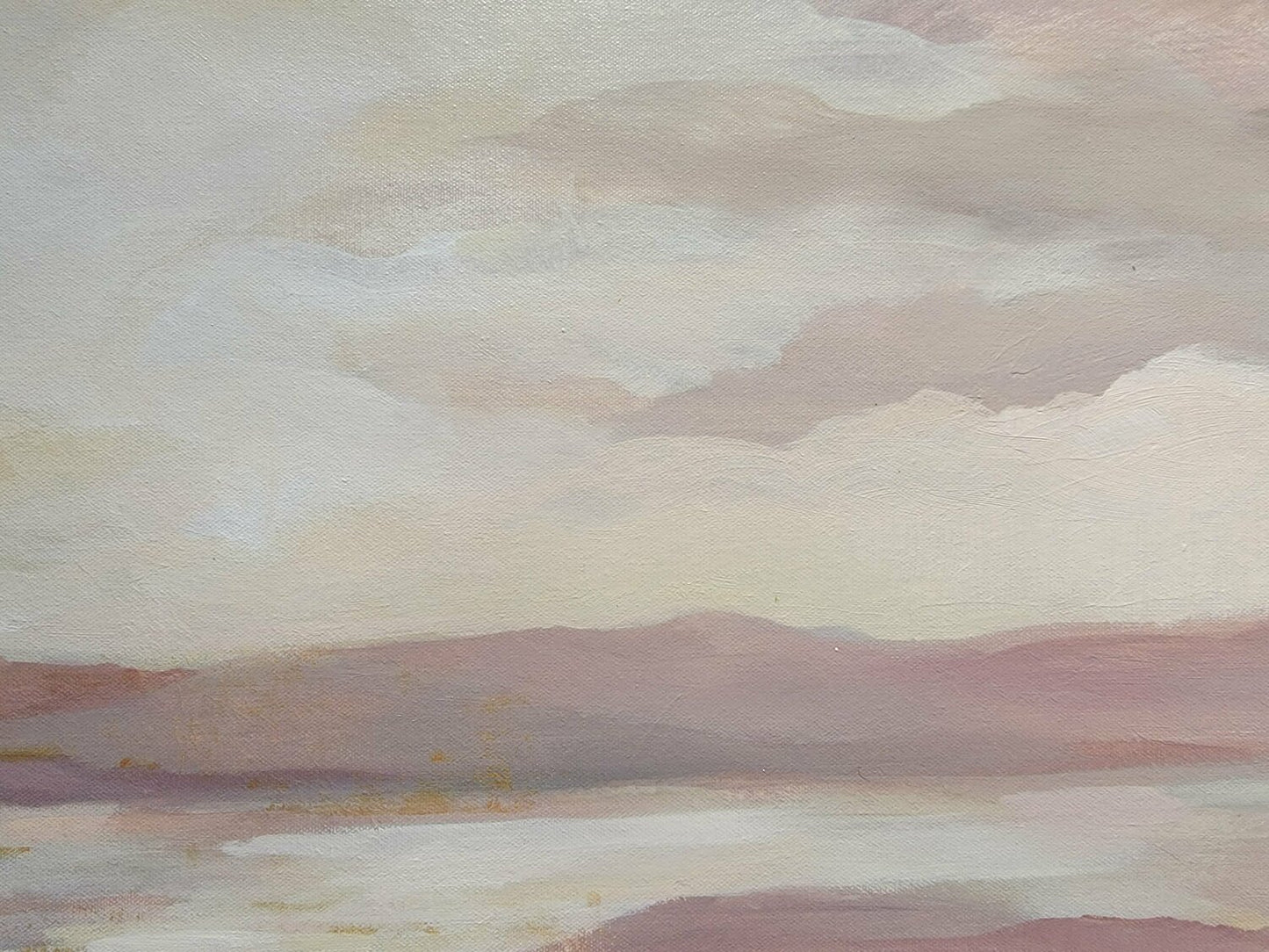 Pink and Gold Landscape - Detail 3