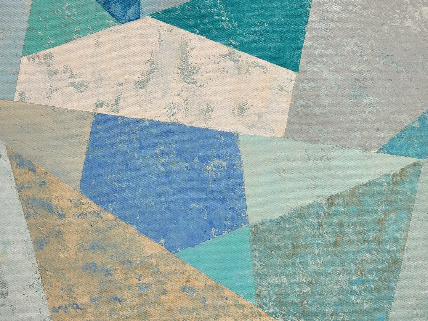 Teal Geometric - Detail 2