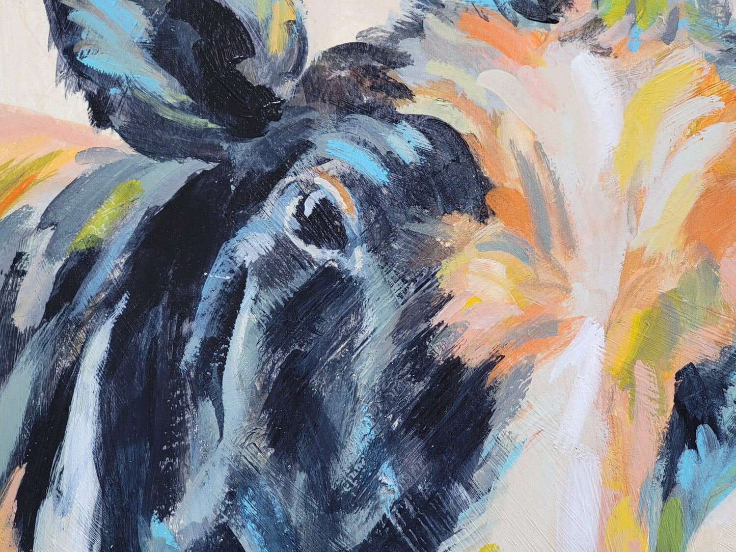 Expressionistic Cow - Detail 3