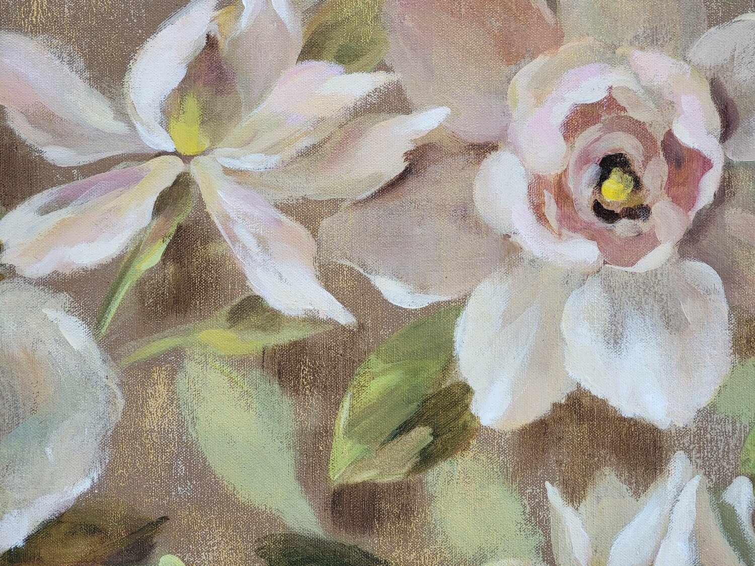 Blooming Gardenias - Detail 2