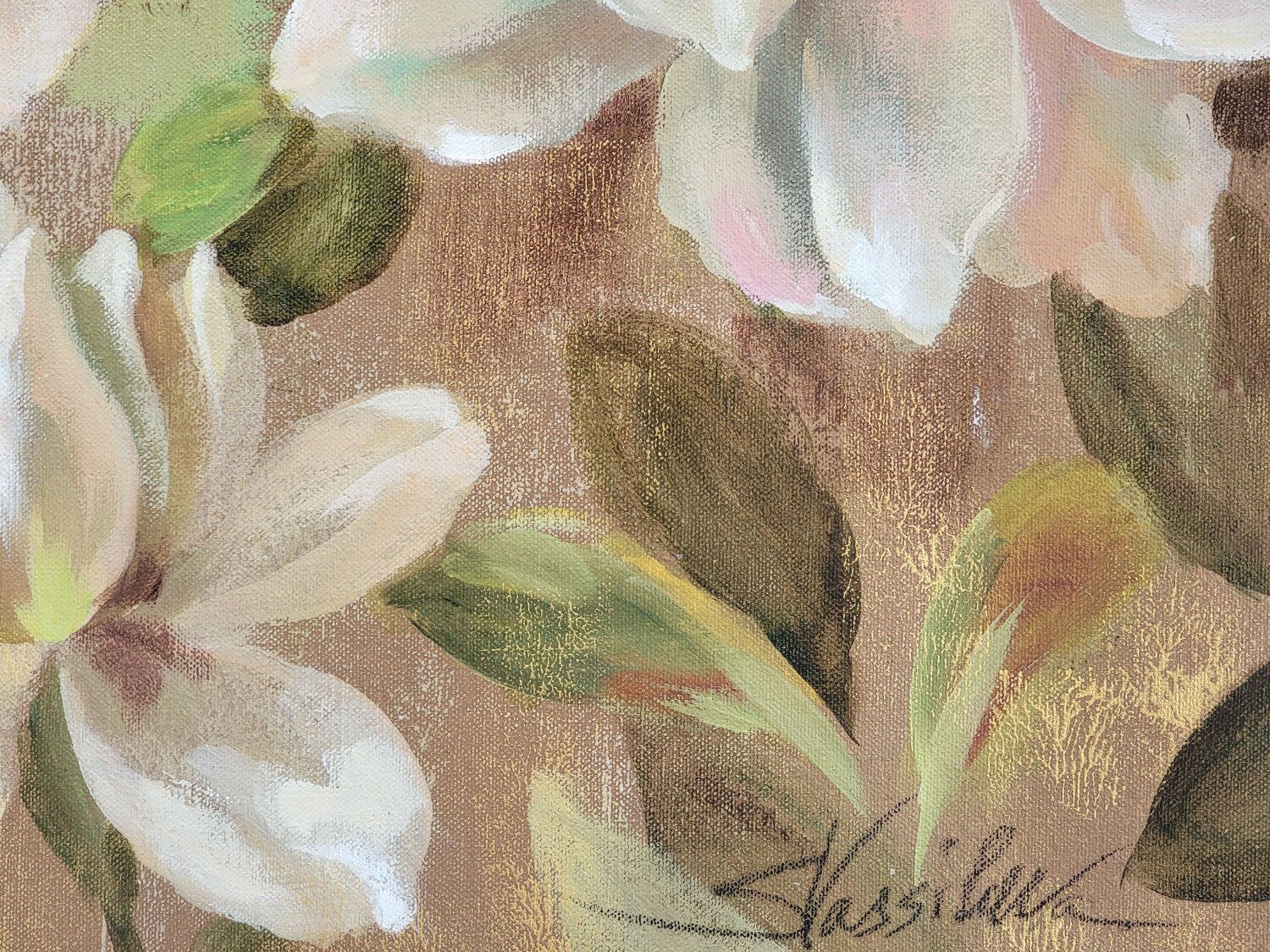 Blooming Gardenias - Detail 1