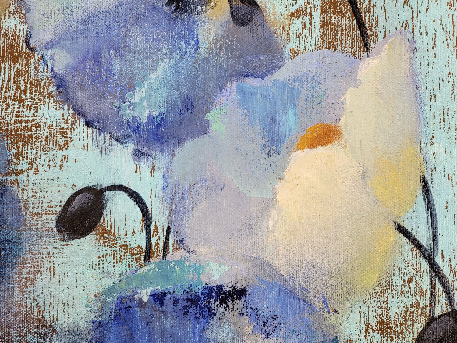Aquamarine Floral - Detail 3