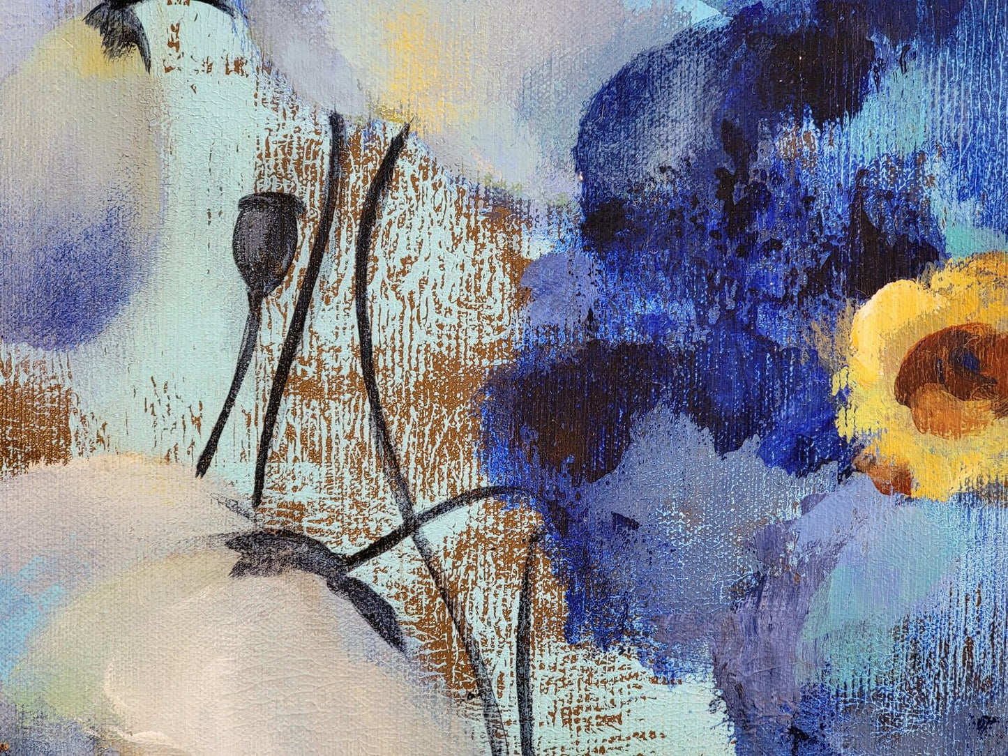 Aquamarine Floral - Detail 2