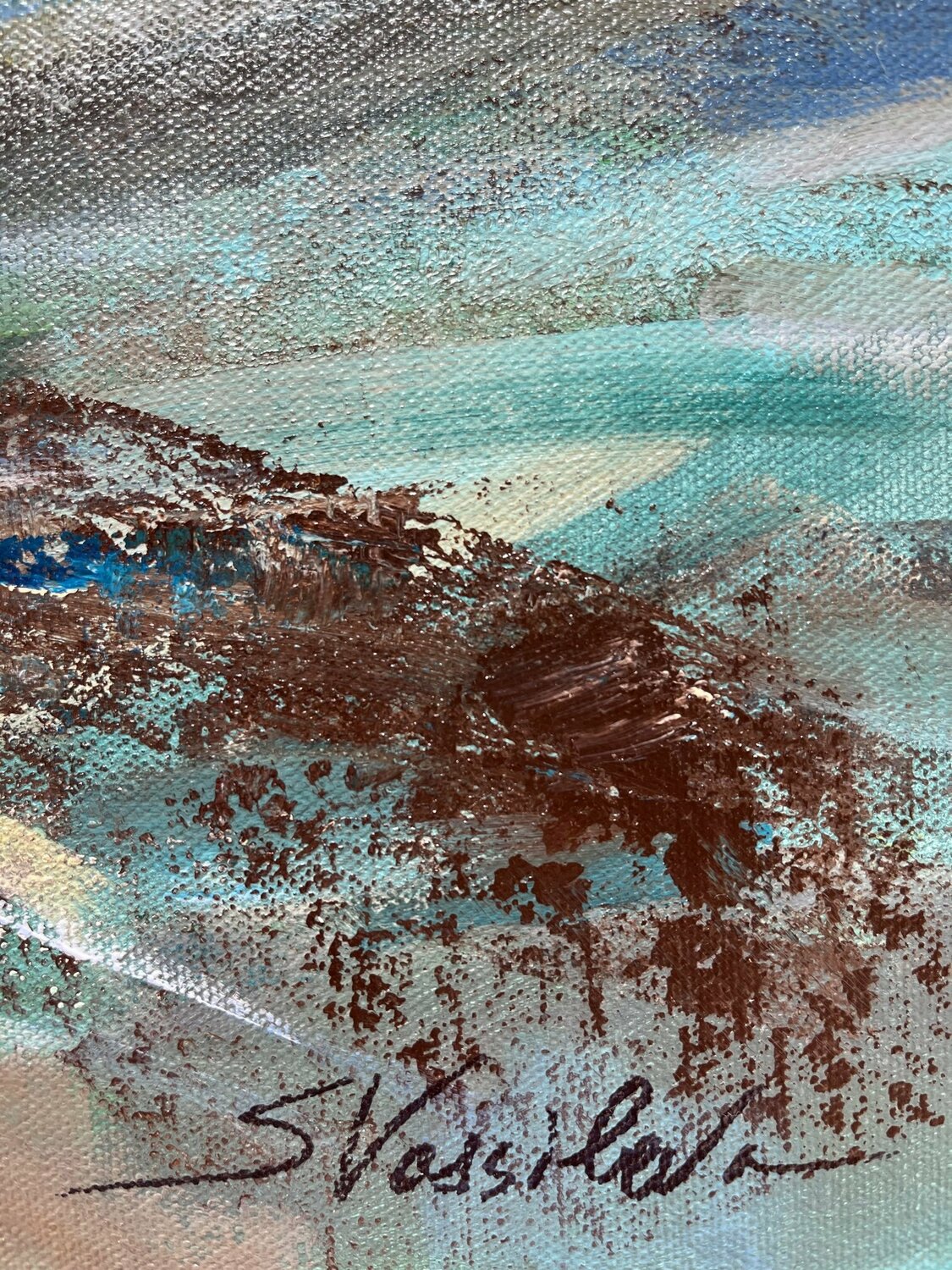 Turquoise Slopes I - Detail 1