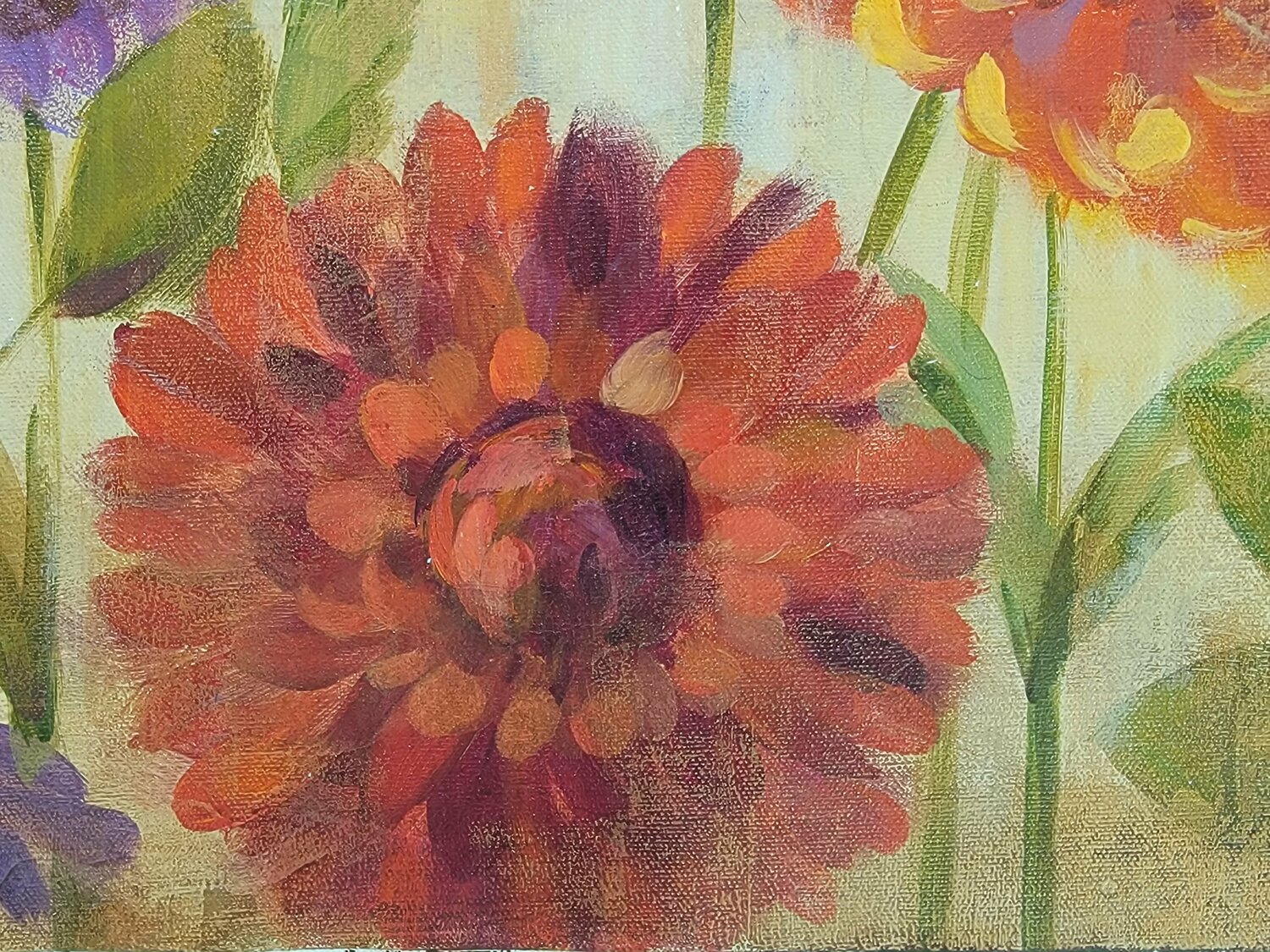 Asters and Mums - Detail 4