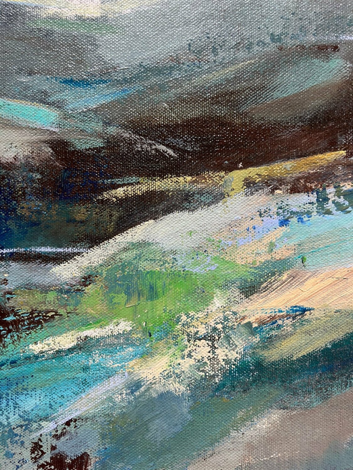 Turquoise Slopes II - Detail 2