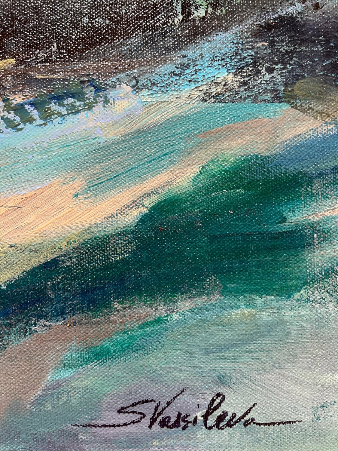 Turquoise Slopes II - Detail 1