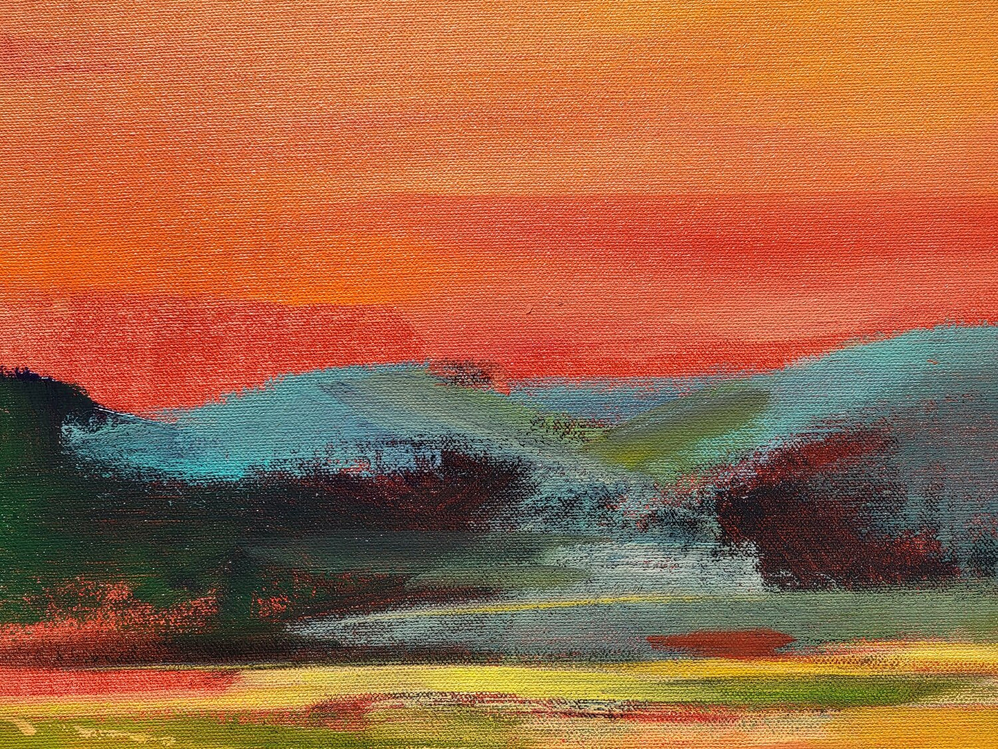 Flower Hill Sunset I - Detail 2