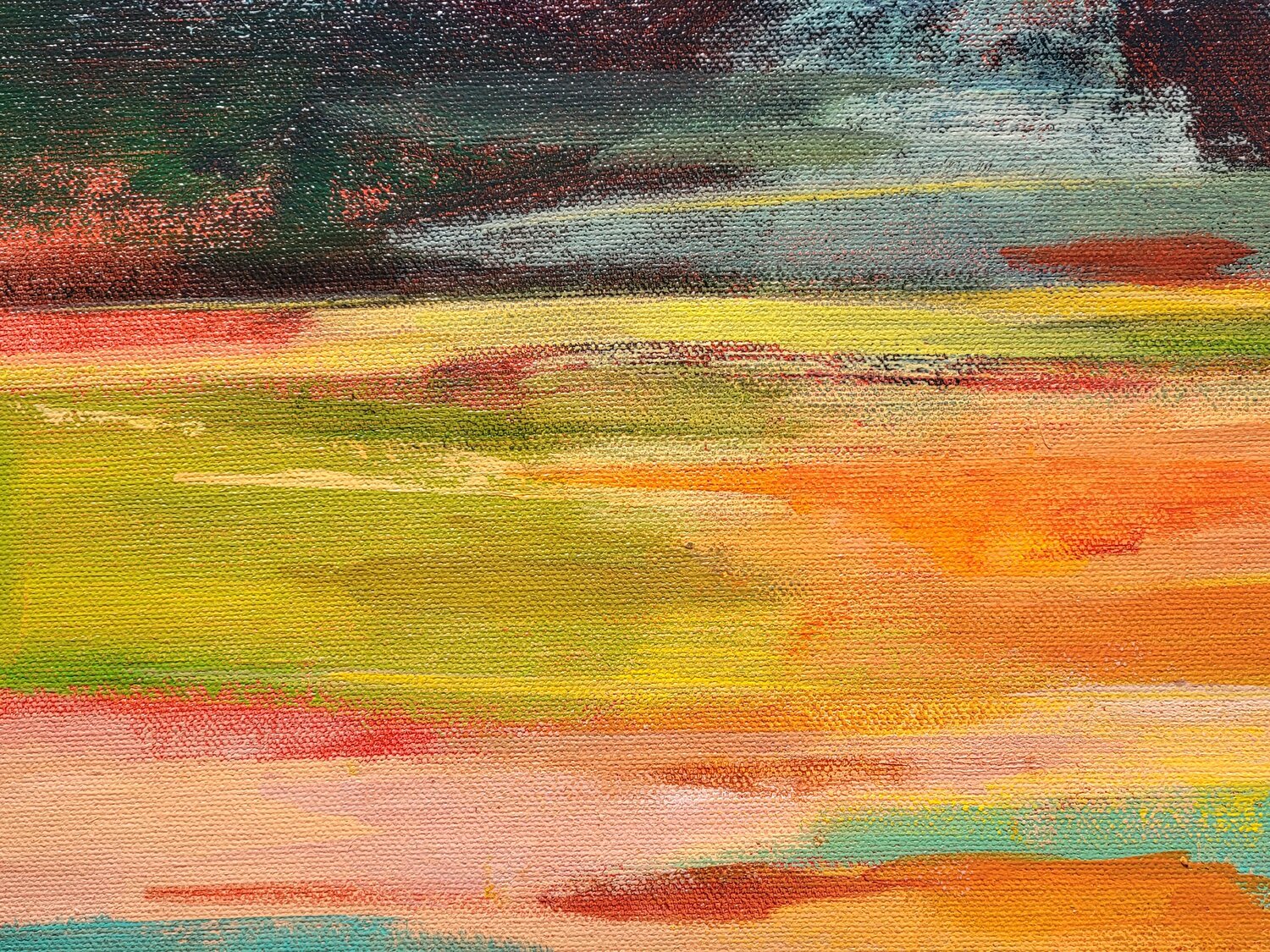 Flower Hill Sunset I - Detail 3