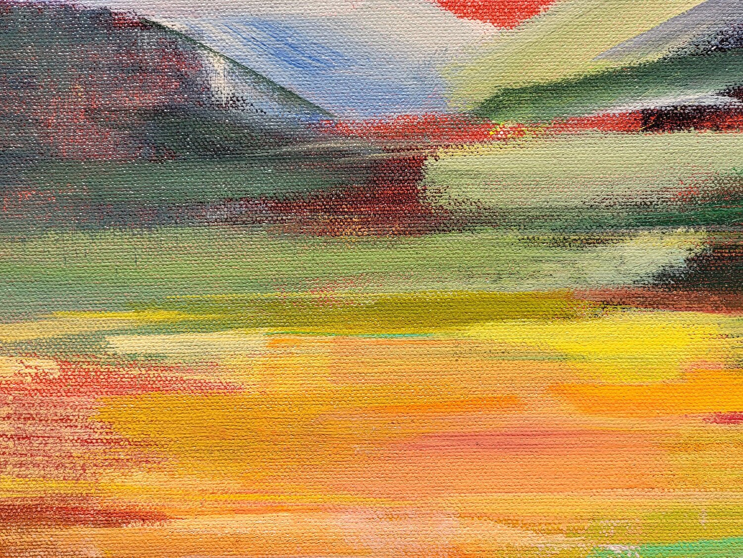 Flower Hill Sunset II - Detail 3