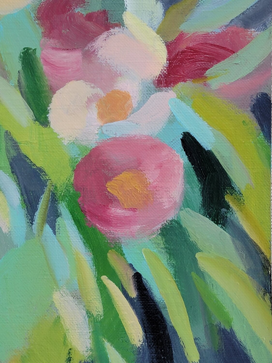 Spring Flowers in a Vase II - Detail 2