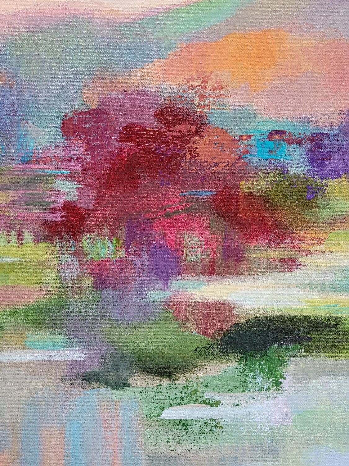 Sunset Lake Hues - Detail 3