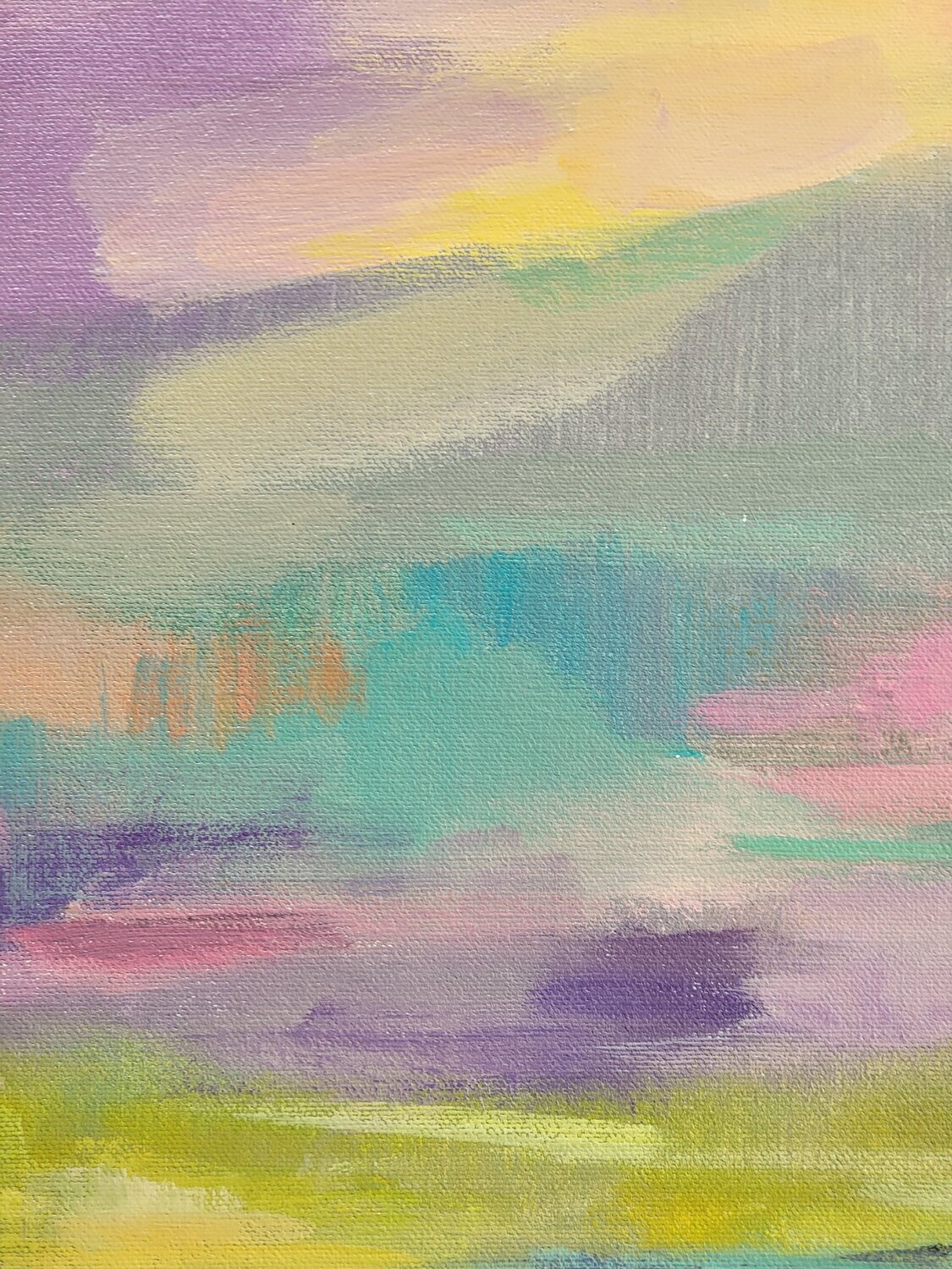Sunset Lake Hues - Detail 2