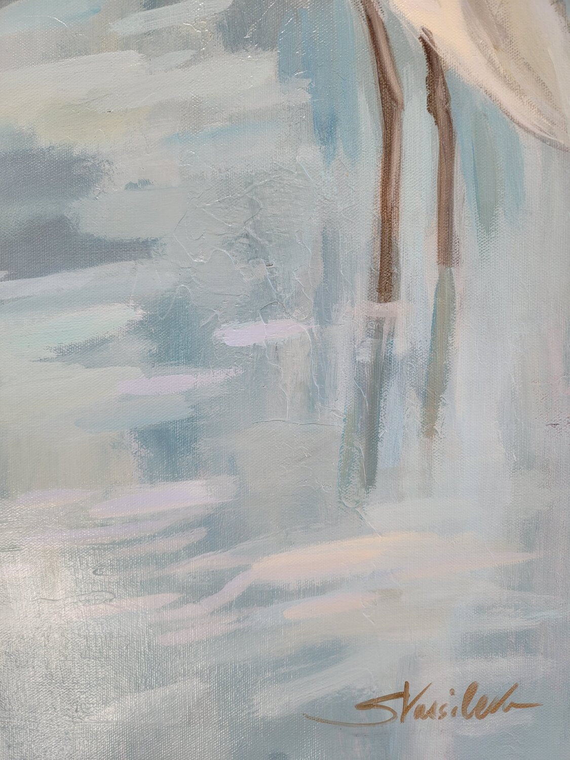 Heron by the Lake II - Detail 2