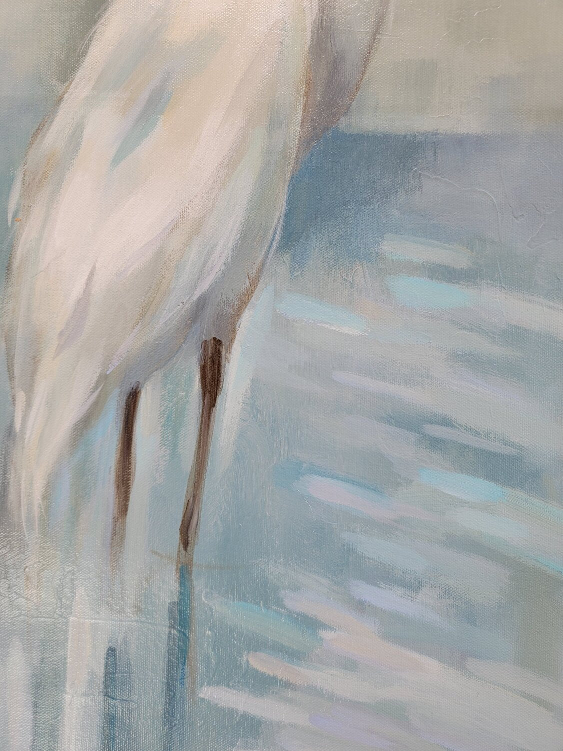 Heron by the Lake I - Detail 2