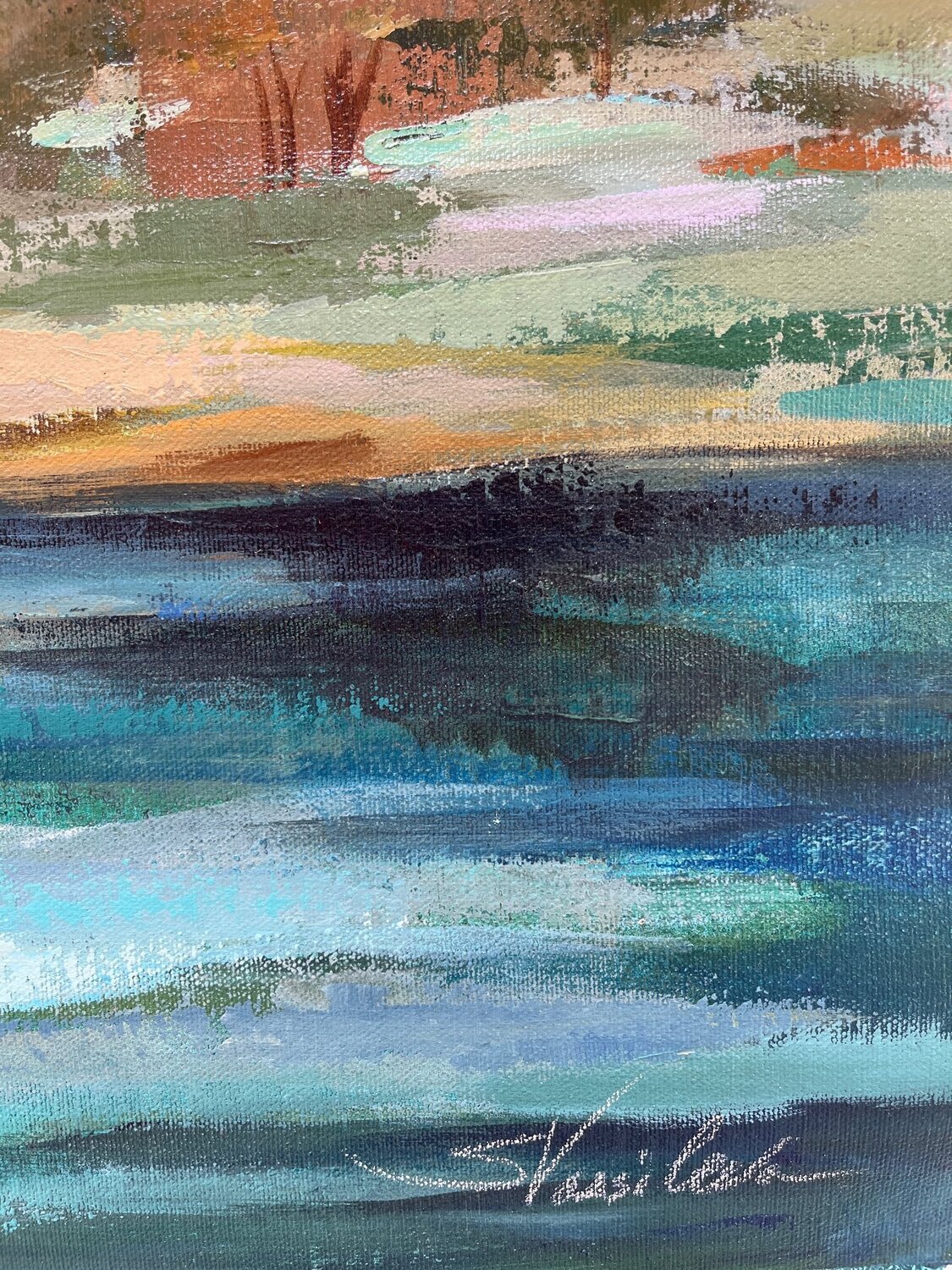 Malachite Lake I - Detail 1