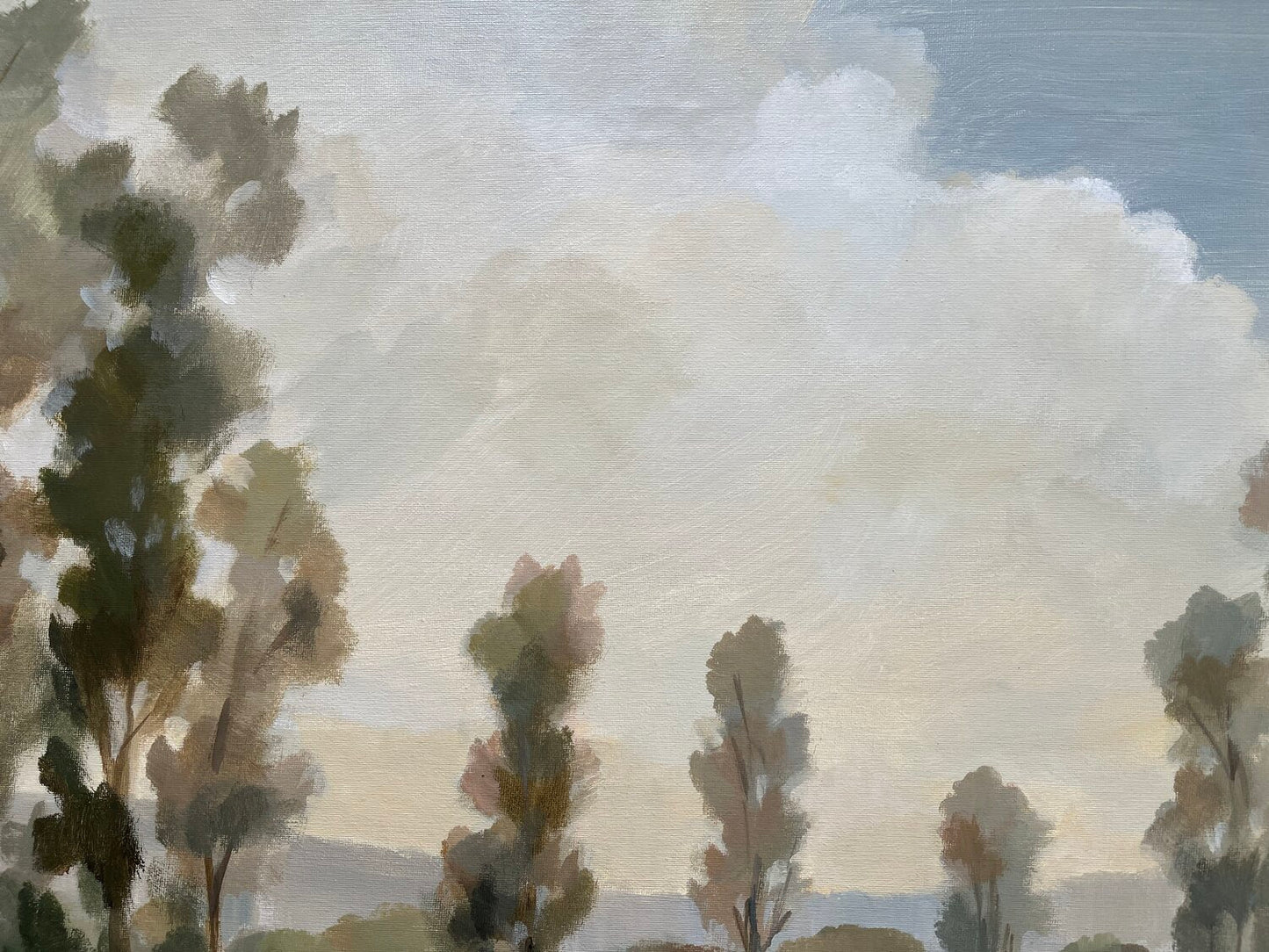 Poplars by the Road - Detail 1