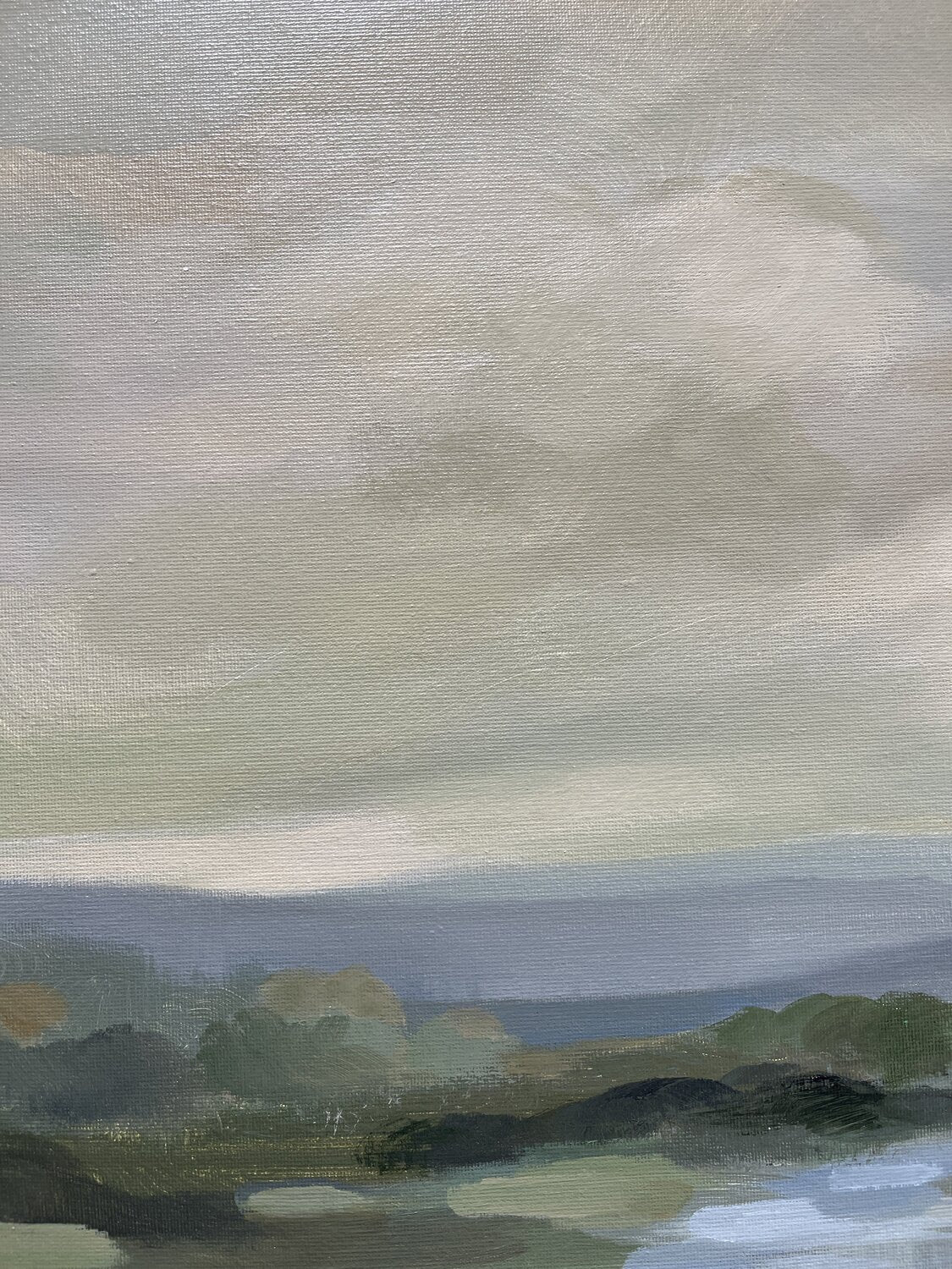 Muted Green Landscape - Detail 4