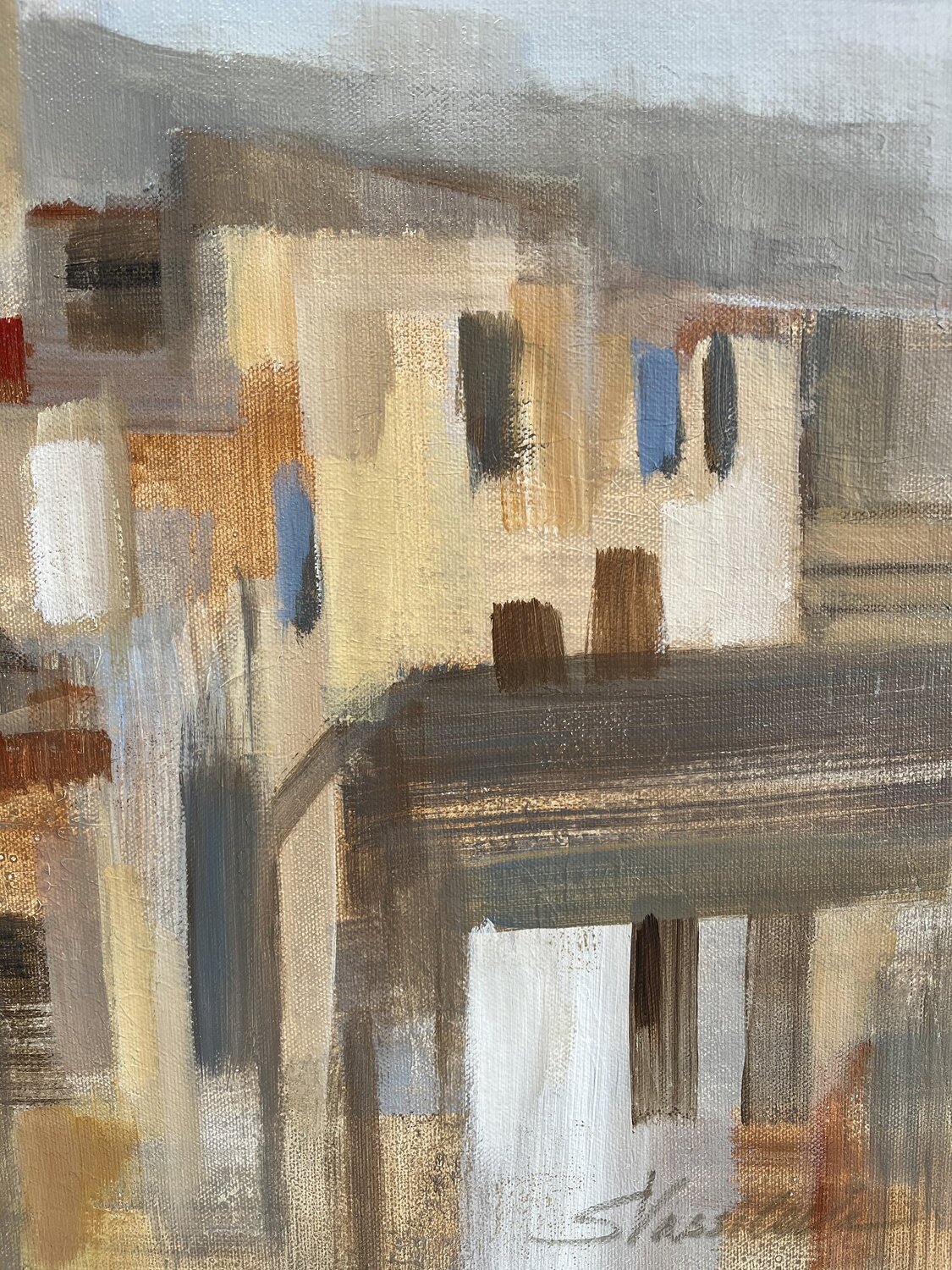 Town on the Hill - Detail 1