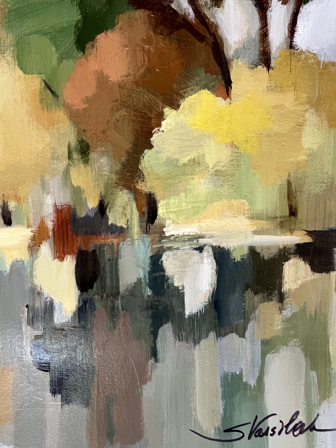 Lake in the Park II - Detail 2