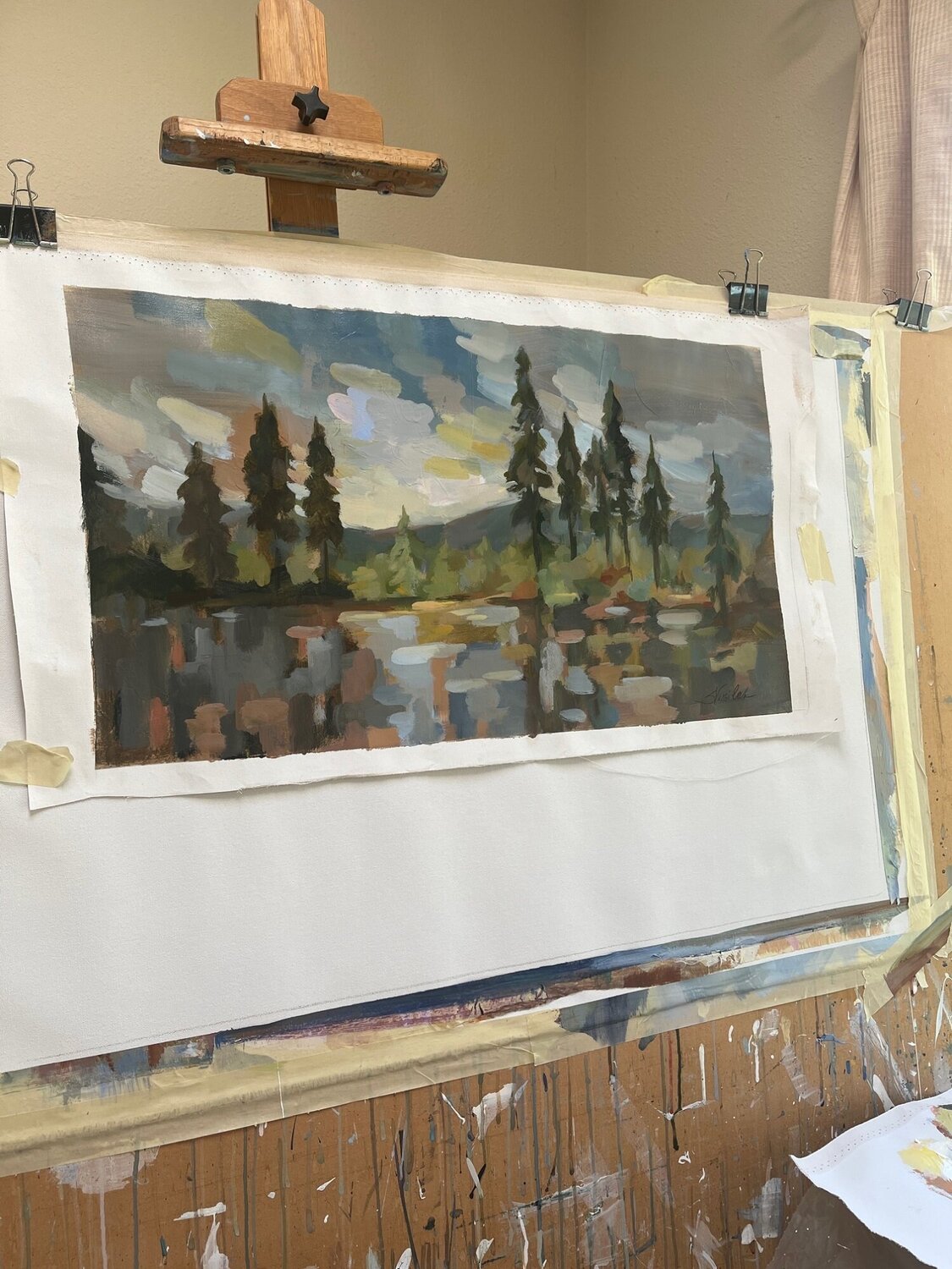 High Mountain Lake - Detail 3