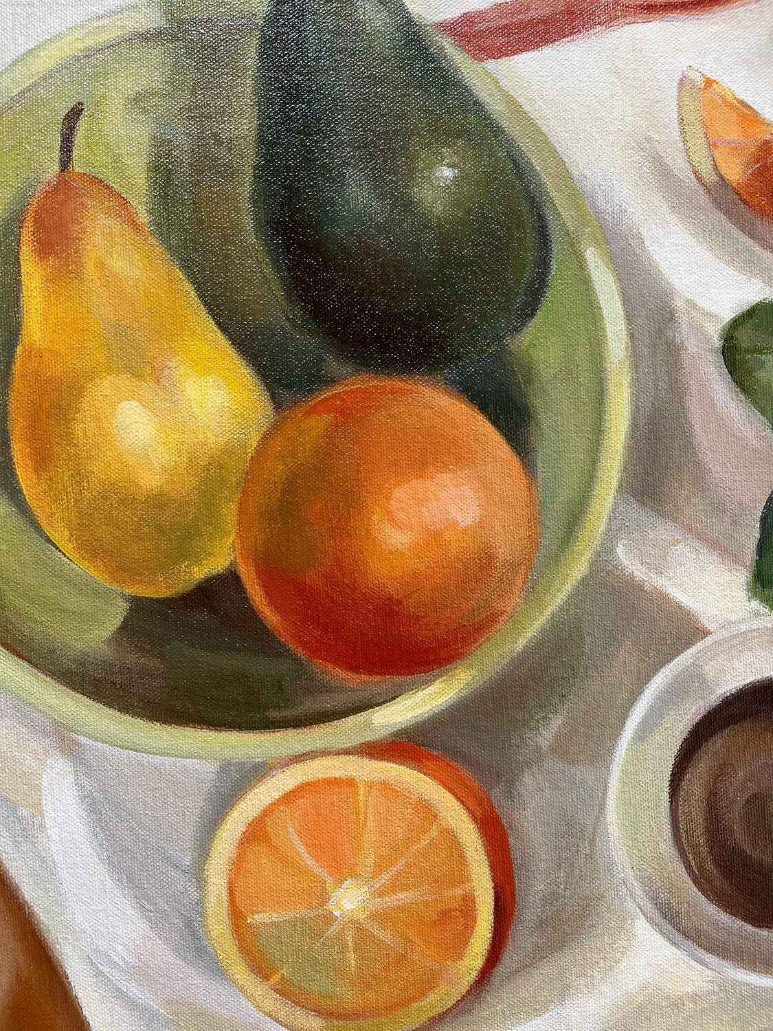 Still Life with Violets - Detail 2