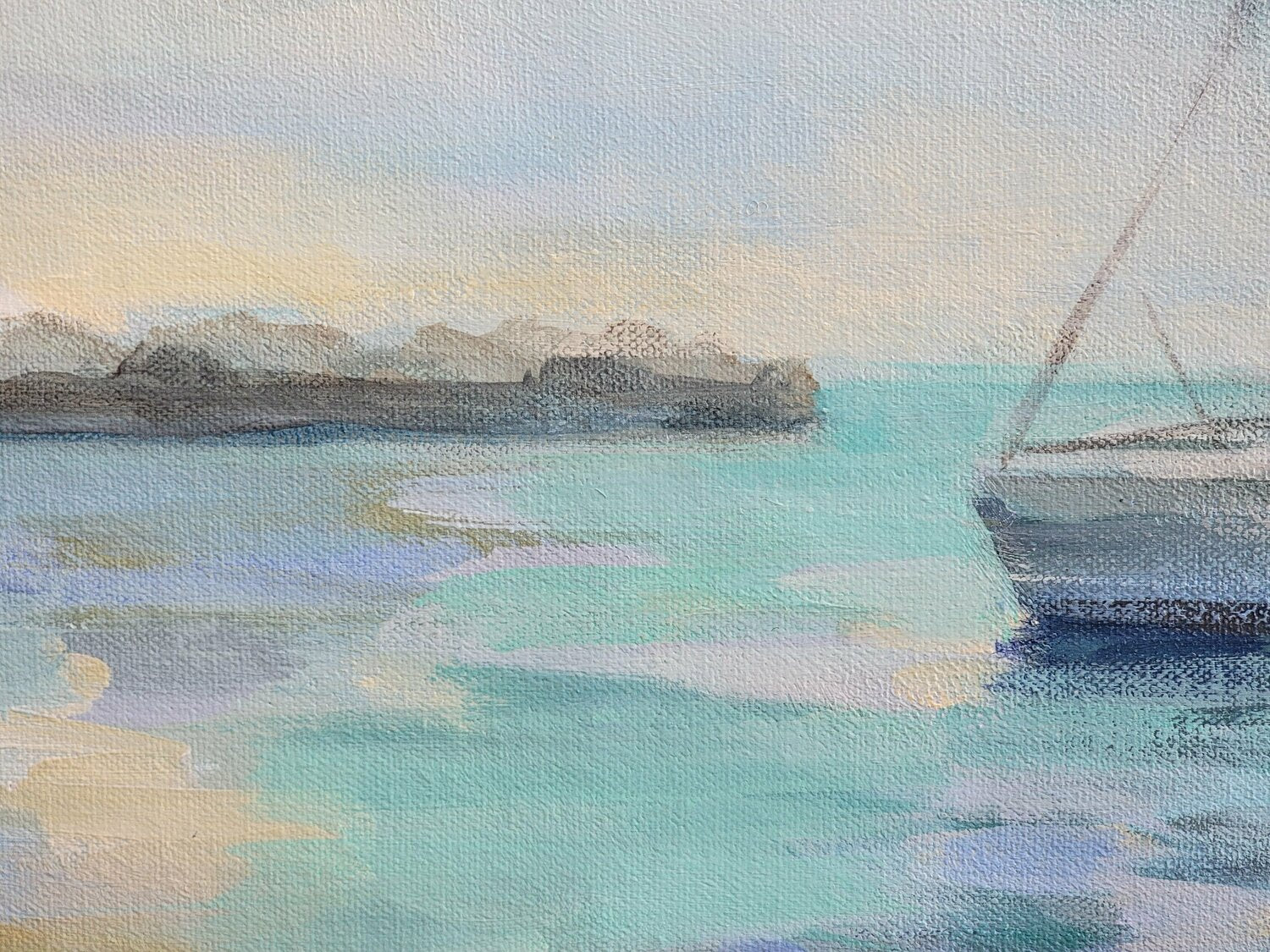 Wave-breaker and Boats - Detail 3