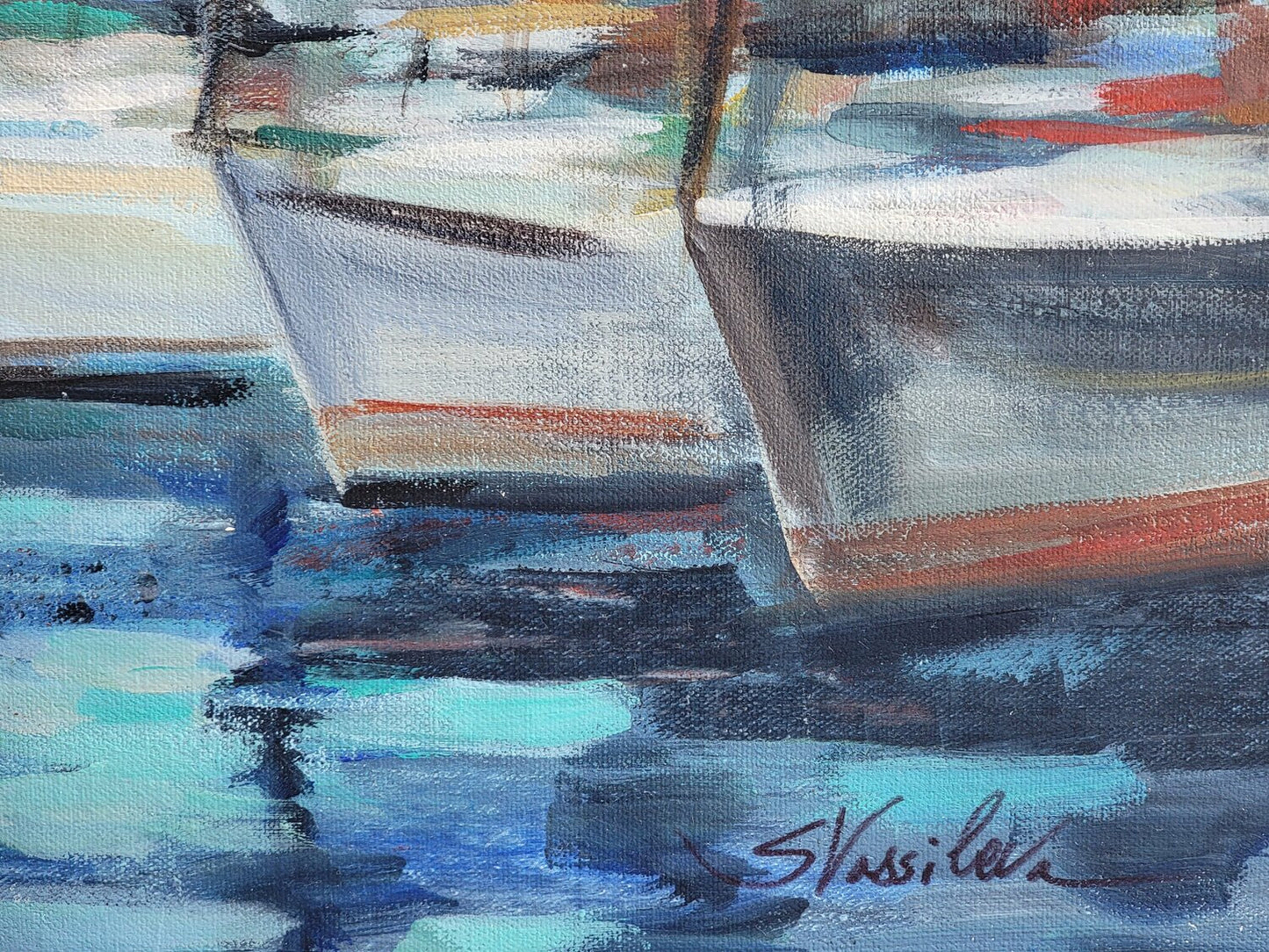 Wave-breaker and Boats - Detail 5