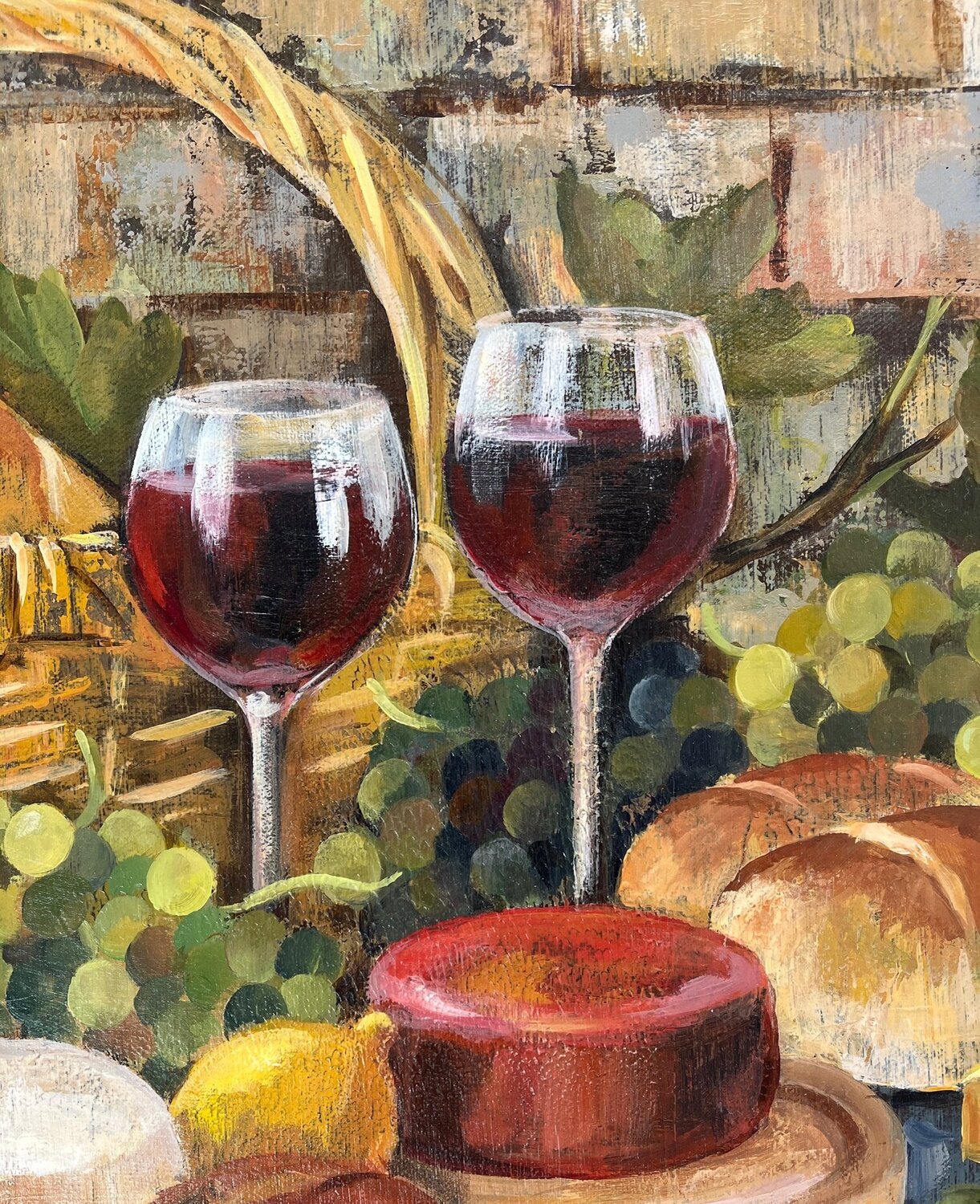 Tuscan Evening Wine by Silvia Vassileva
