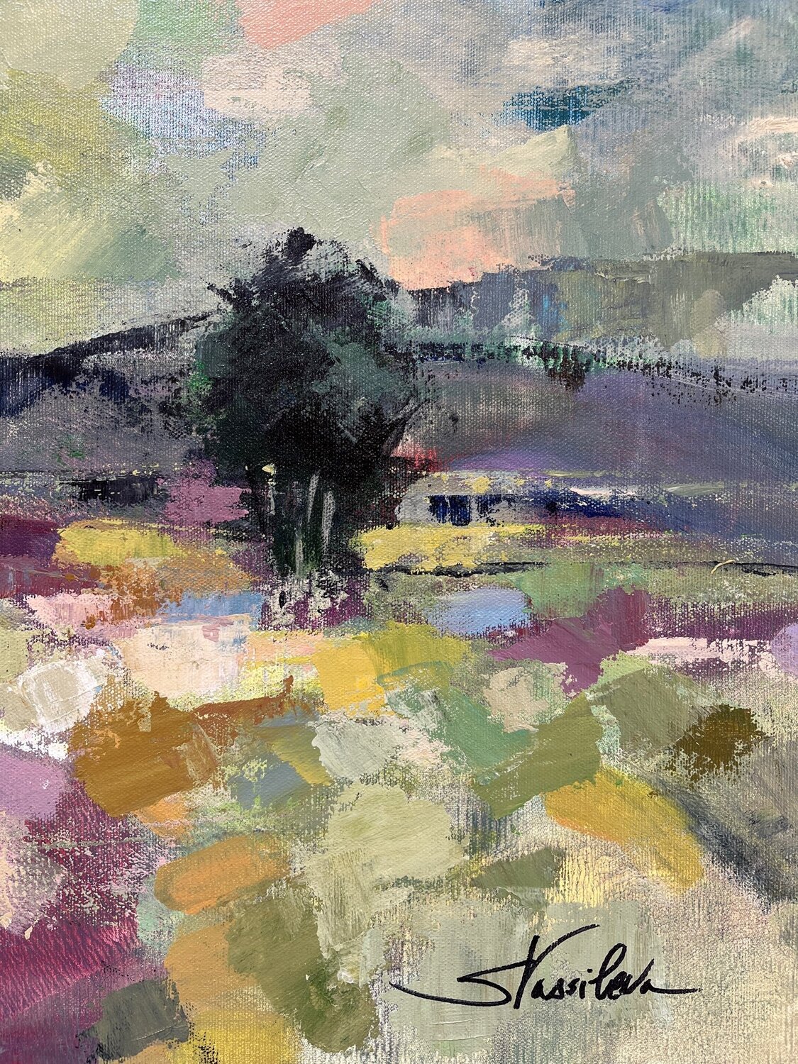 Mauve Fields - Detail 3