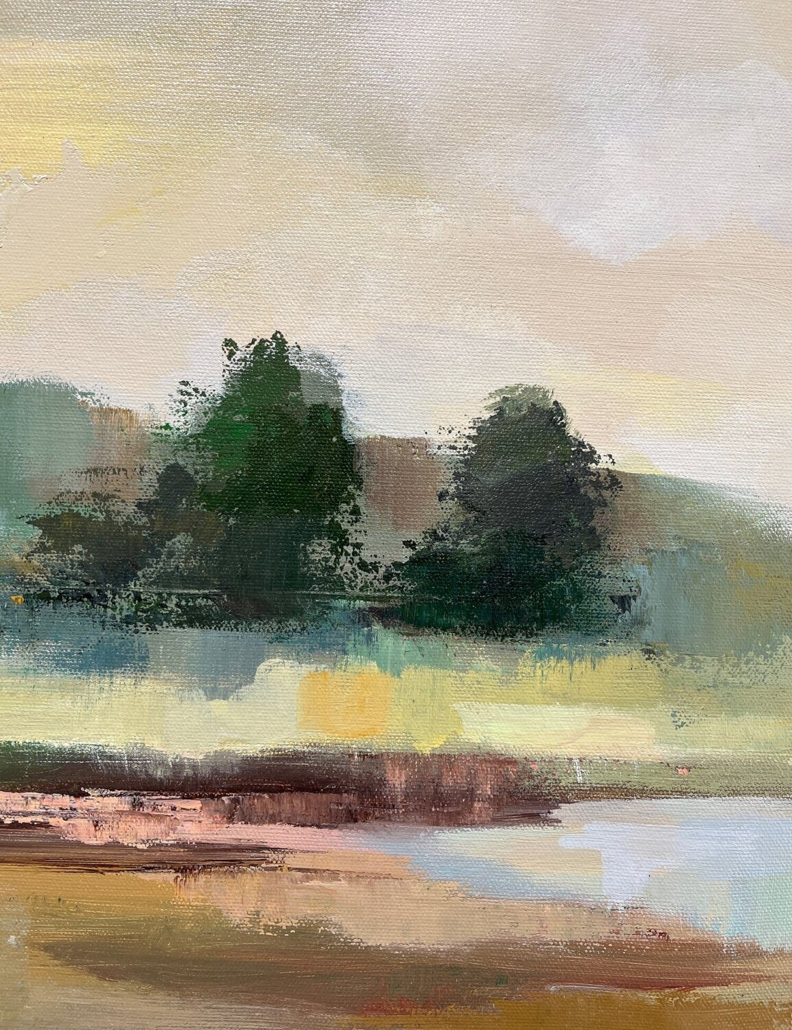 Muted Yellow Sky - Detail 2