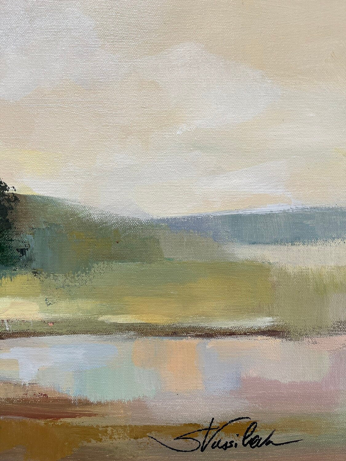 Muted Yellow Sky - Detail 1