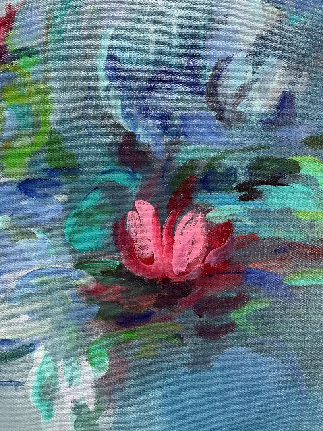 Waterlilies Evening - Detail 4